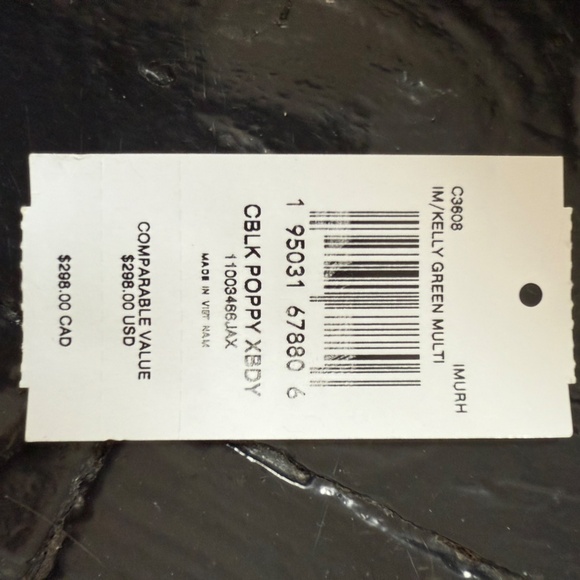 NWT Coach Poppy Crossbody + Card Case Colorblock- IM | Kelly Green Multi Color - Picture 9 of 9